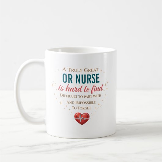 A Truly Great OR Nurse Hard To Find Personalized  コーヒーマグカップ (左)