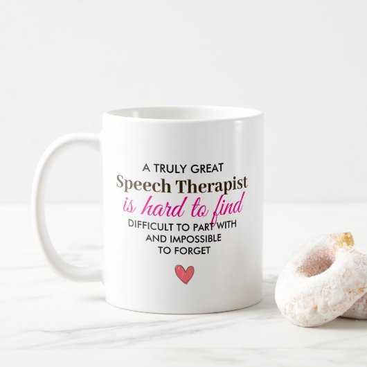A Truly Great Speech Therapist – Personalized Name コーヒーマグカップ (ドーナツ)