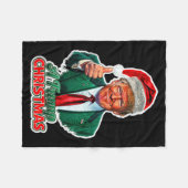 A Trump Christmas Tank Top  フリースブランケット (正面(横))
