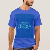 A Tshirt of blue colour. Tシャツ (正面)