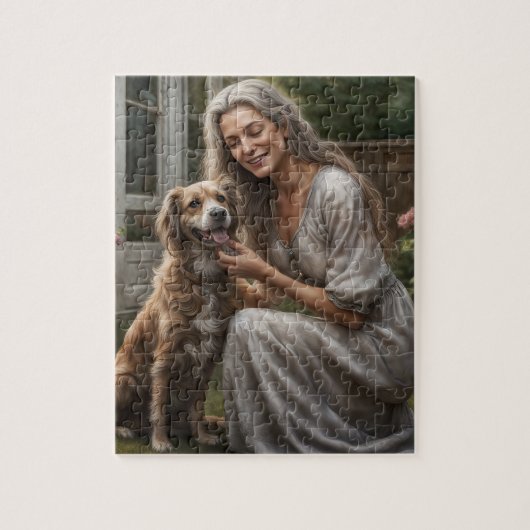 A Tuesday Afternoon with My Mutt Companion ジグソーパズル (縦)