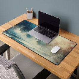 A Turbulent Ocean Scene Old Photograph デスクマット