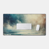 A Turbulent Ocean Scene Old Photograph デスクマット (キーボード&マウス)