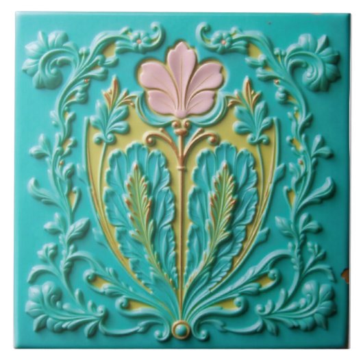 A Turquoise Awakening at Spring タイル (正面)