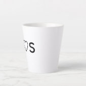 A und S カフェラテマグ (正面)