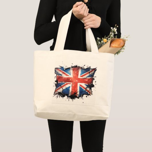 A union jack tote bag ラージトートバッグ (正面(商品))