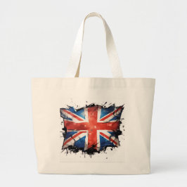 A union jack tote bag ラージトートバッグ