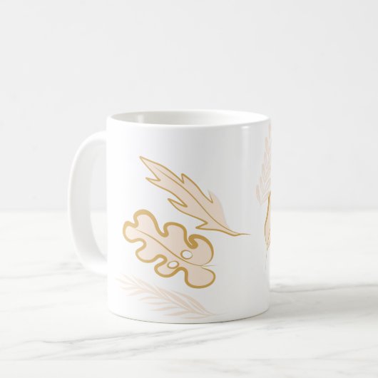 A unique mug design  コーヒーマグカップ (正面左)