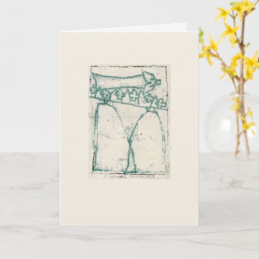 A universal consciousness カード (黄色い花)