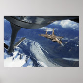 A US Air Force F-15C Eagle positioning itself ポスター (正面)