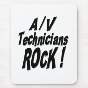A/Vの技術者の石! マウスパッド