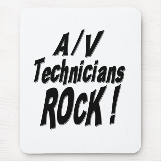 A/Vの技術者の石! マウスパッド (正面)