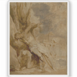 A. van Dyck – 聖セバスチャン天使が世話した シール