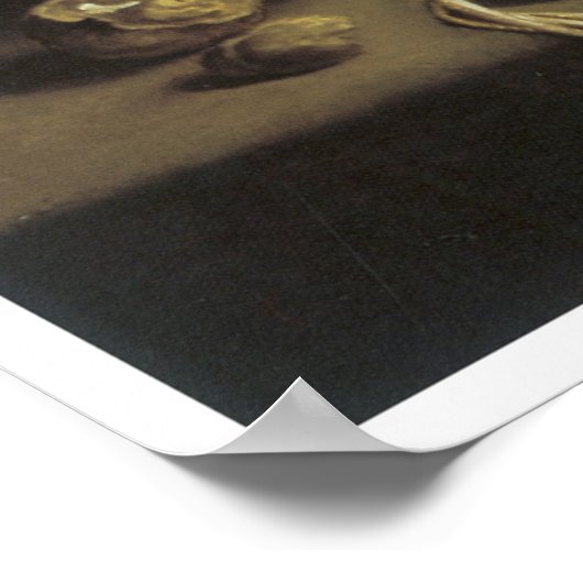 A Vanitas Still Life, 1645 ポスター (角)