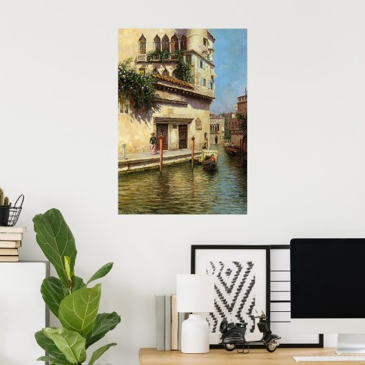 A Venetian Backwater ポスター (ホームオフィス)