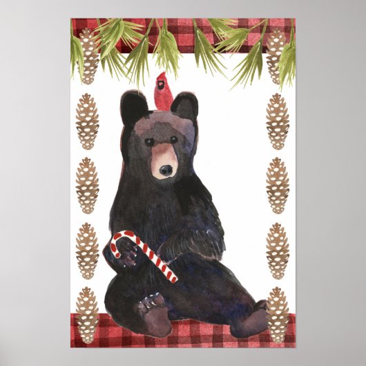 A Very Beary Christmas with Pinecones ポスター (正面)
