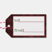 A Very COVIDクリスマス2020トおもしろいイレ紙ツリー ギフトタグ (裏面横)