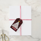 A Very COVIDクリスマス2020トおもしろいイレ紙ツリー ギフトタグ (より糸付き)