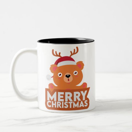 A Very Merry Christmas ツートーンマグカップ (左)