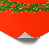 A Very Merry Christmas Holly Wreath ポスター (角)