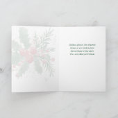 A Very Merry Christmas To You Forest Green シーズンカード (内部)