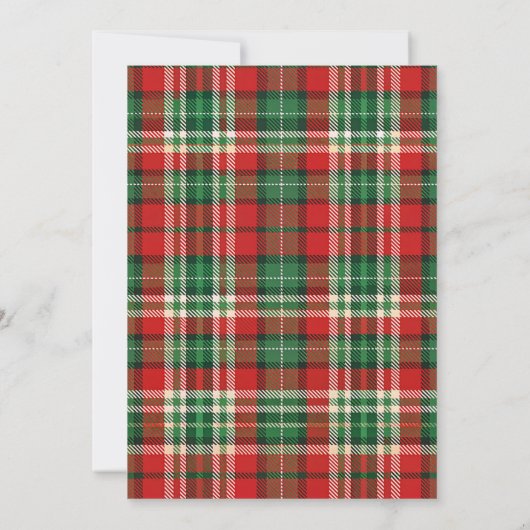 A Very Merry Little Christmas Flat Card Retro (裏面)