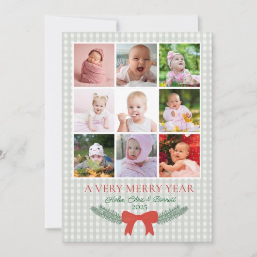 A very Merry Year, Christmas Photo Card シーズンカード (正面)
