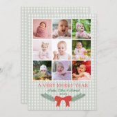 A very Merry Year, Christmas Photo Card シーズンカード (正面/裏面)