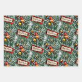 A Very Retro Merry & Bright Collection ラッピングペーパーシート (正面3)