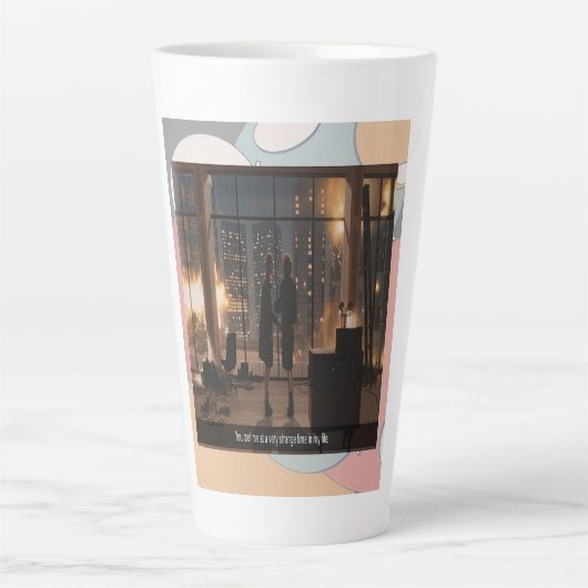 A Very Strange Time Latte Mug カフェラテマグ (正面)