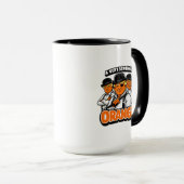 A Very Strongly Orange – Trump Cartoon Parody マグカップ (正面右)