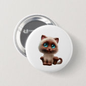 A very stylish button will please anyone 缶バッジ (正面&裏面)