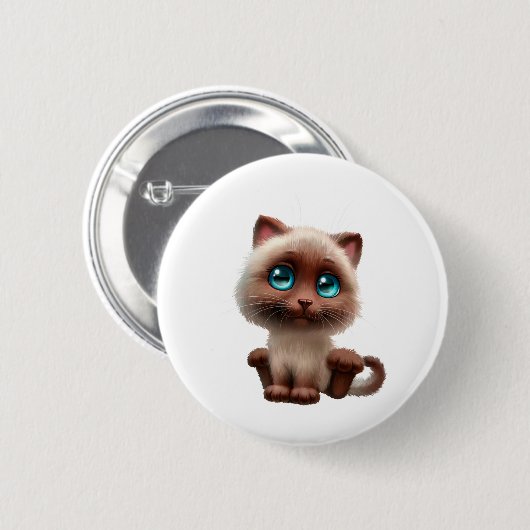 A very stylish button will please anyone 缶バッジ (正面&裏面)