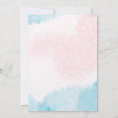 A vibrant 2nd birthday invitation with donuts.  招待状 (裏面)