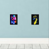 A vibrant and colorful profile of a person wearing (ウッドフロア)