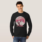 A Vibrant and Inspiring Cherry Blossom Sphere Tree Tシャツ (正面フル)