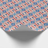 A vibrant multicolor classic trendy pattern design ラッピングペーパー (角)