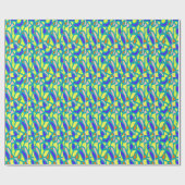 A vibrant multicolor classic trendy pattern design ラッピングペーパー (フラット)