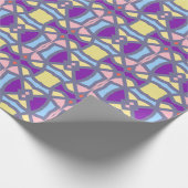A vibrant multicolor classic trendy pattern design ラッピングペーパー (角)