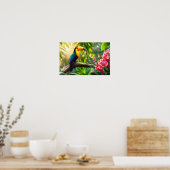 A Vibrant Toucan Tropical Jungle ポスター (キッチン)