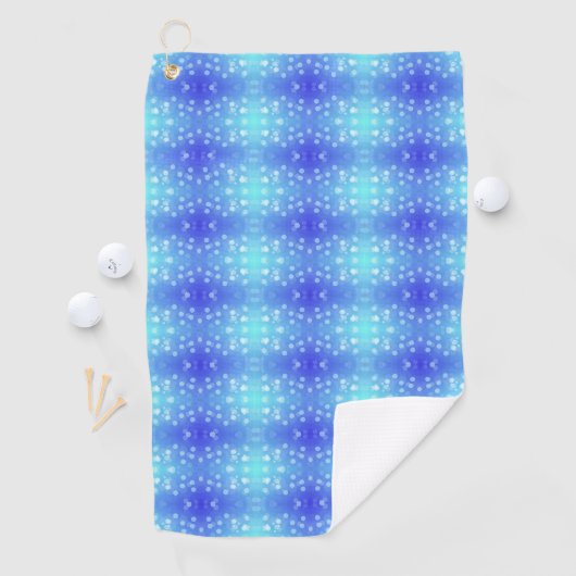 A vibrant towel featuring a symmetrical pattern ゴルフタオル (インサイチュ)