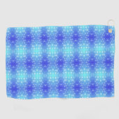 A vibrant towel featuring a symmetrical pattern  ゴルフタオル (横)