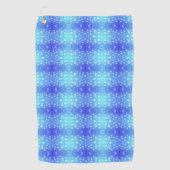 A vibrant towel featuring a symmetrical pattern ゴルフタオル (正面)