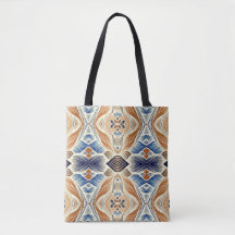 A vibrant trendy multicolor seamless pattern  tote