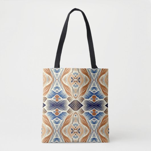 A vibrant trendy multicolor seamless pattern  tote トートバッグ (正面)