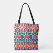 A vibrant trendy multicolor seamless pattern tote トートバッグ (裏面)