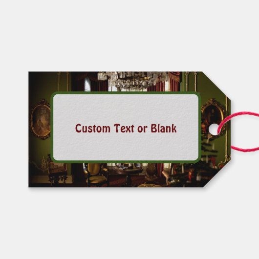 A Victorian Christmas - Customizable Tablecards ギフトタグ (正面(横))