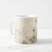 A victorian style coffee mug コーヒーマグカップ (正面左)
