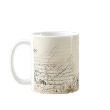 A victorian style coffee mug