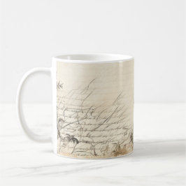 A victorian style coffee mug コーヒーマグカップ